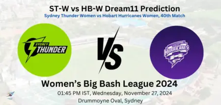 ST-W vs HB-W Dream11 Prediction