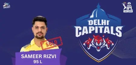 Sameer Rizvi IPL 2025 Price