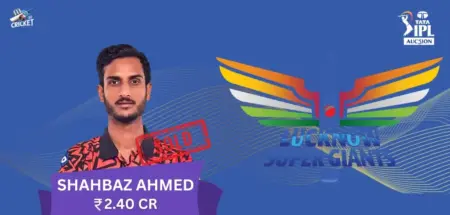 Shahbaz Ahmed IPL 2025 Price