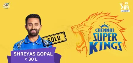 Shreyas Gopal IPL 2025 Price