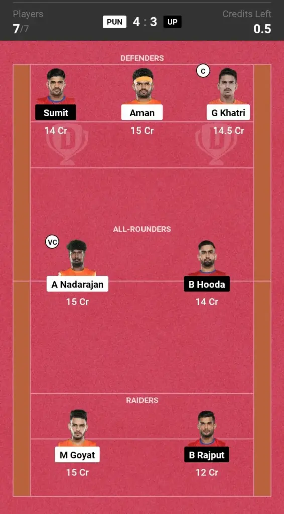 PUN vs UP Small League Team