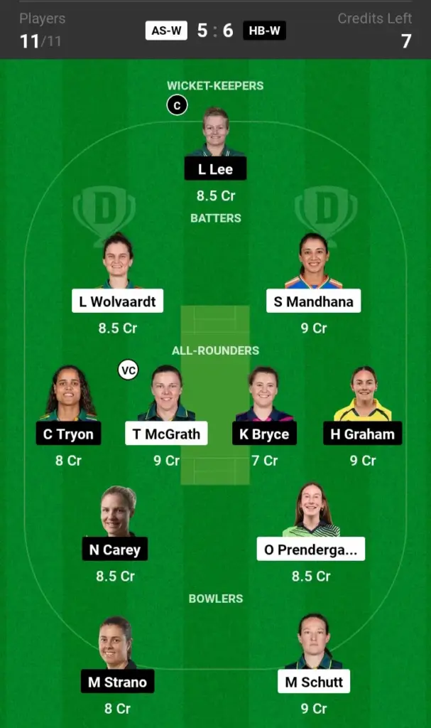 AS-W vs HB-W Small League Team