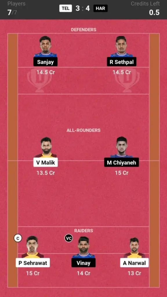 TEL vs HAR Small League Team