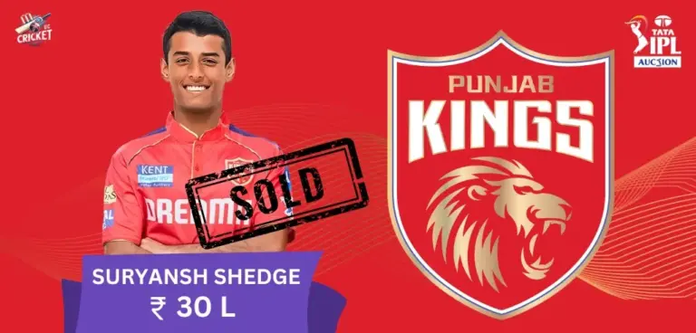 Suryansh Shedge IPL 2025 Price