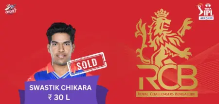 Swastik Chikara IPL 2025 Price