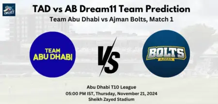 TAD vs AB Dream11 Team Prediction