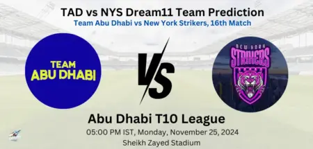 TAD vs NYS Dream11 Team Prediction