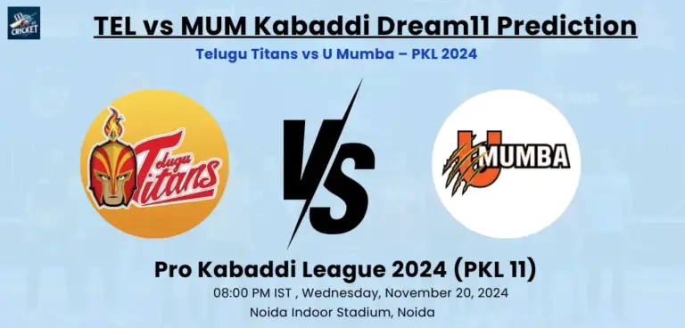 TEL vs MUM Dream11 Prediction