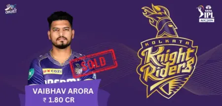 Vaibhav Arora IPL 2025 Price