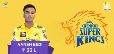 Vansh Bedi IPL 2025 Price