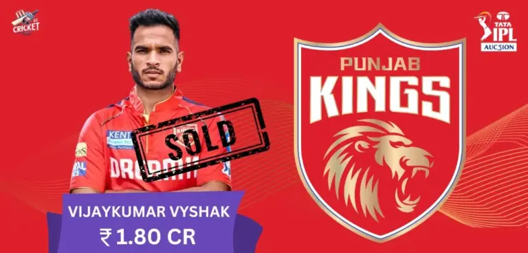Vijaykumar Vyshak IPL 2025 price