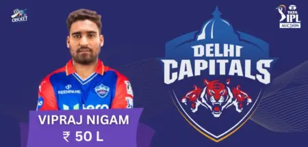 Vipraj Nigam IPL 2025 Price