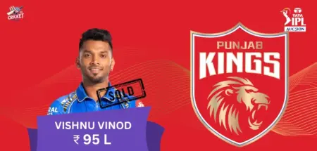 Vishnu Vinod IPL 2025 Price