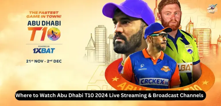 Where to Watch Abu Dhabi T10 2024 Live Streaming