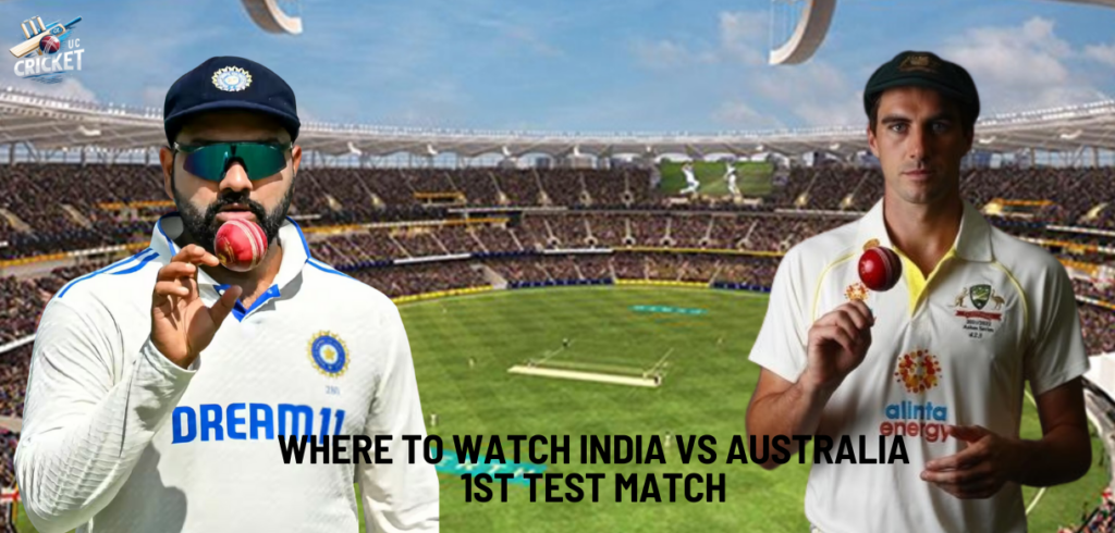 Where to Watch India vs Australia 1st Test Live