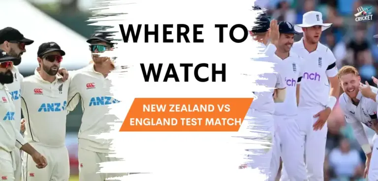 New Zealand vs England Test Match Live Streaming