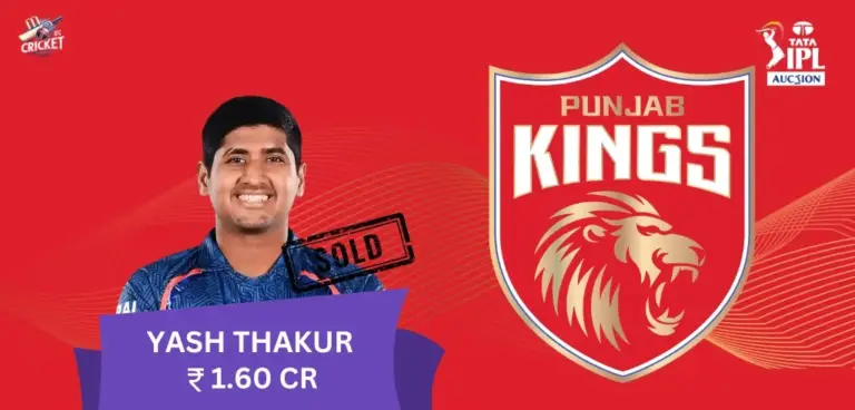 Yash Thakur IPL 2025 Price