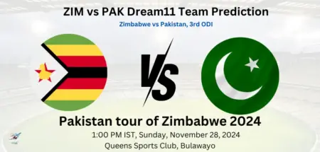 ZIM vs PAK Dream11 Team Prediction