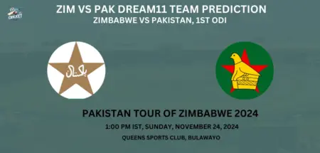 ZIM vs PAK Dream11 Team Prediction