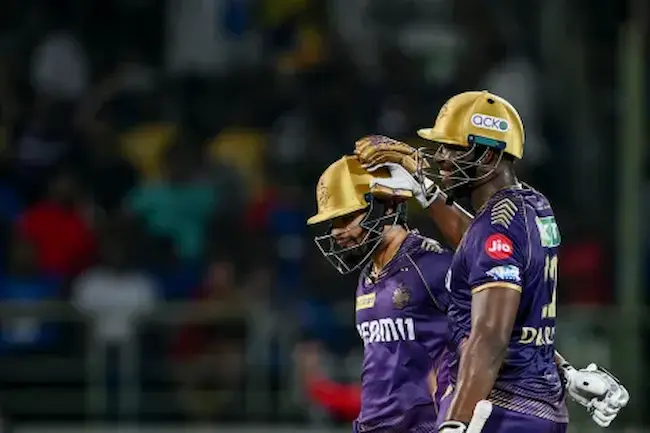 Kolkata Knight Riders (272/7) third-highest score of IPL