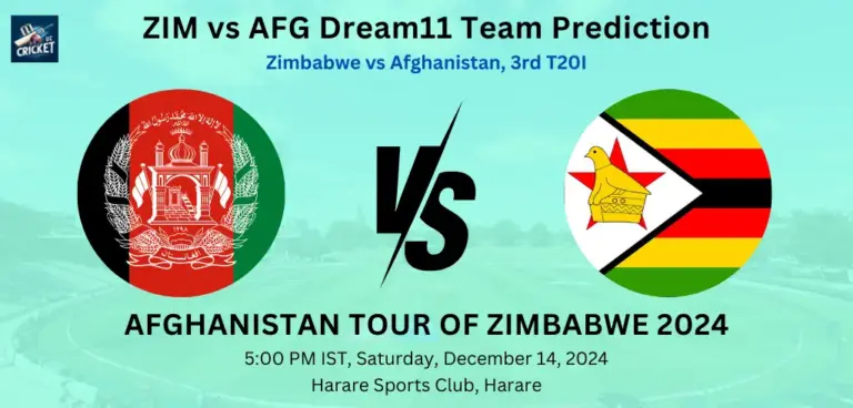 AFG vs ZIM Dream 11 Prediction