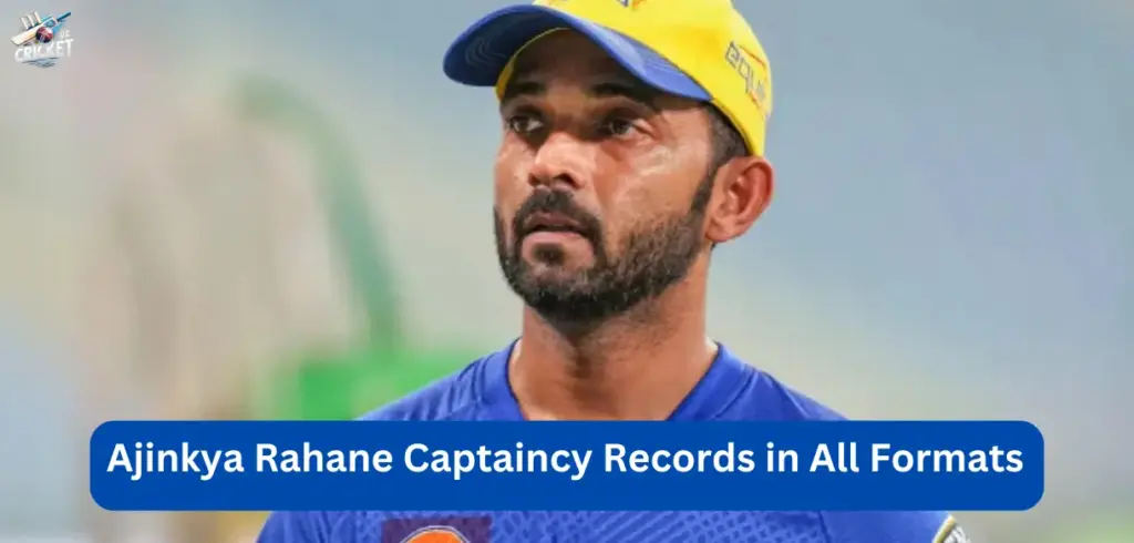 Ajinkya Rahane Captaincy Records