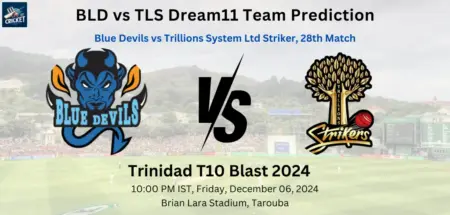 BLD vs TLS Dream11 Team Prediction