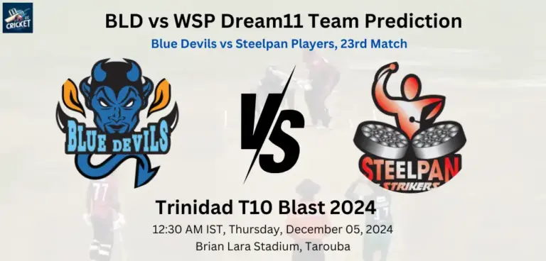 BLD vs WSP Dream11 Team Prediction