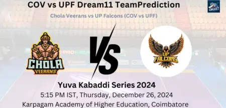 COV vs UPF Dream11 Prediction