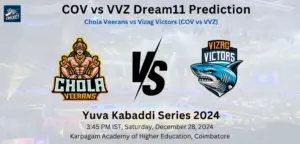 COV vs VVZ Dream11 Team Prediction