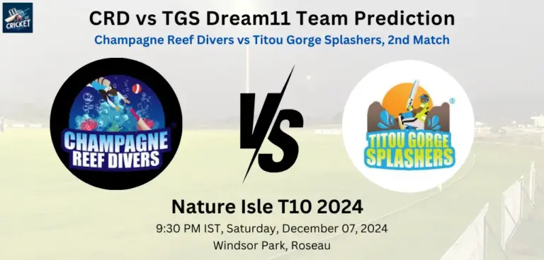 CRD vs TGS Dream11 Team Prediction