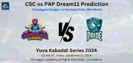 CSC vs PAP Dream11 Prediction