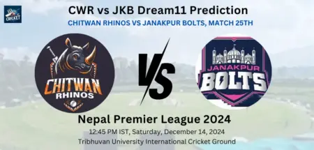 CWR vs JKB Dream11 Prediction