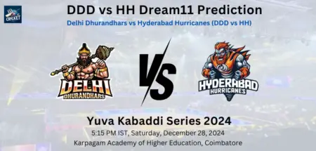 DDD vs HH Dream11 Team Prediction