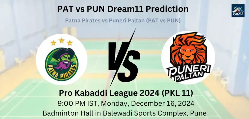 PAT vs PUN Dream11 Prediction