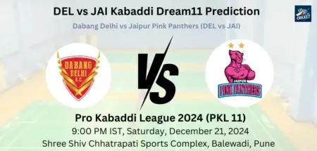 DEL vs JAI Dream11 Prediction