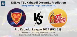 DEL vs TEL Dream11 Prediction