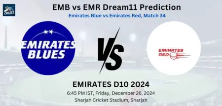 EMB vs EMR Dream11 Team Prediction