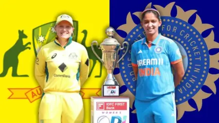 Ellyse Perry and Georgia Voll Build a Solid Partnership Australia Women vs India Women, 2nd ODI (ICC Championship Match)