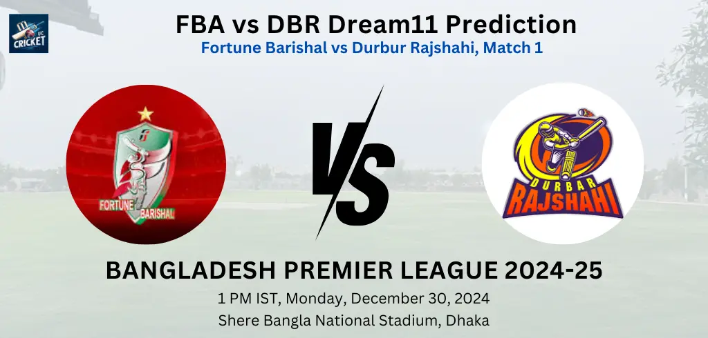 FBA vs DBR Dream11 Team Prediction