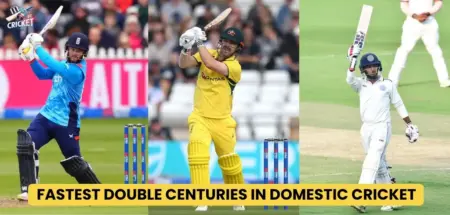 Fastest Double Centuries Domestic Cricket