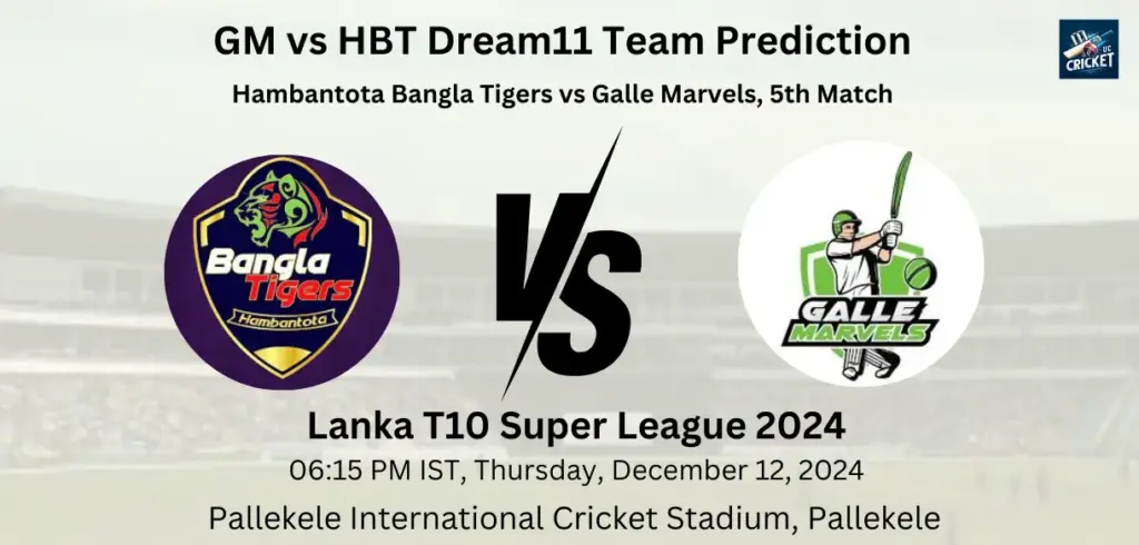 GM vs HBT Dream11 Prediction