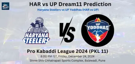 HAR vs UP Dream11 Prediction