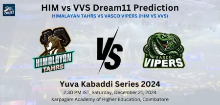 HIM vs VVS Dream11 Team Prediction