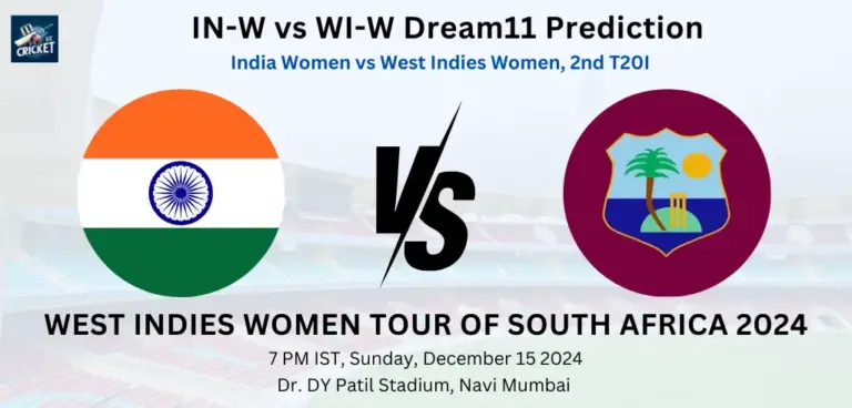 IN-W vs WI-W Dream11 Team Prediction