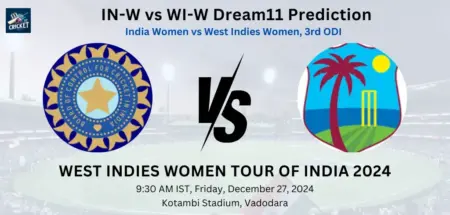 IN-W vs WI-W Dream11 Prediction