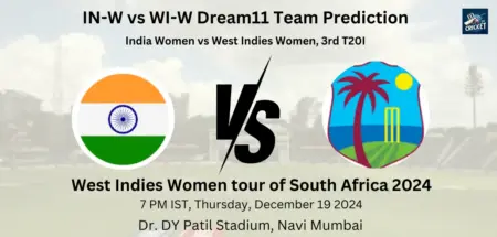 IN-W vs WI-W Dream11 Team Prediction