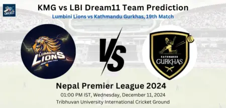 KMG vs LBI Dream11 Team Prediction