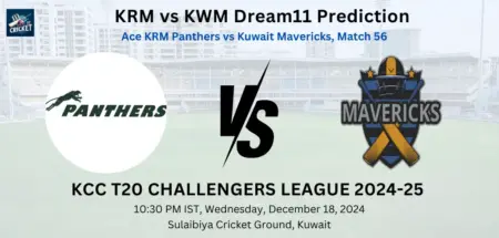 KRM vs KWM Dream11 Prediction