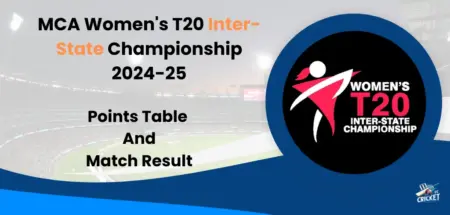 MCA Women's T20 Inter-State Championship 2024-25 Points Table